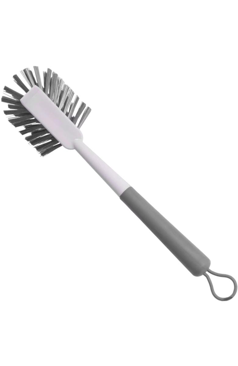 OU Multipurpose Heavy Duty Ergonomic Scrub Brush, Main, color, White