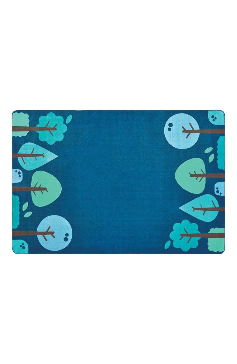 Kaplan Early Learning Company Tranquil Trees Carpets, Main, color, Blue