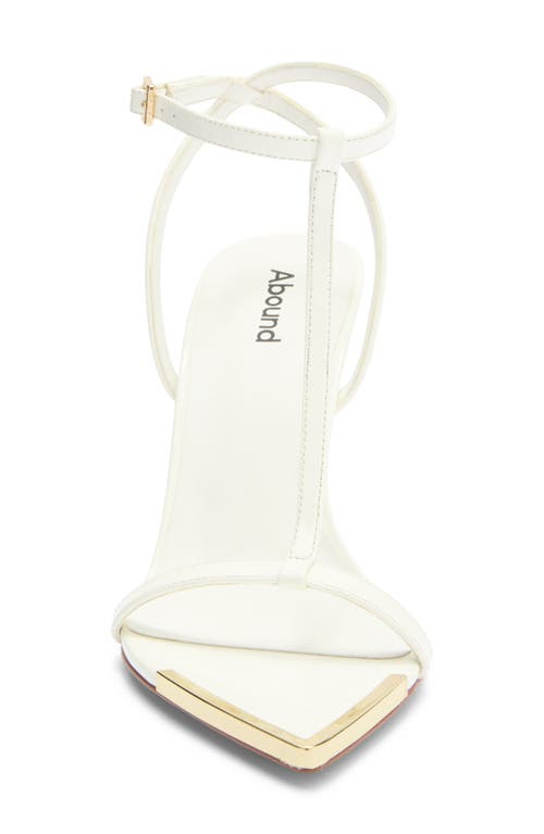 Abound Lola Spike Heel Sandal In White