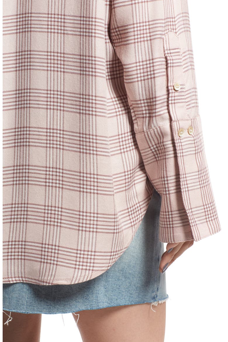 Glen Plaid Shirt, Alternate, color, PINK HUSH CHECK