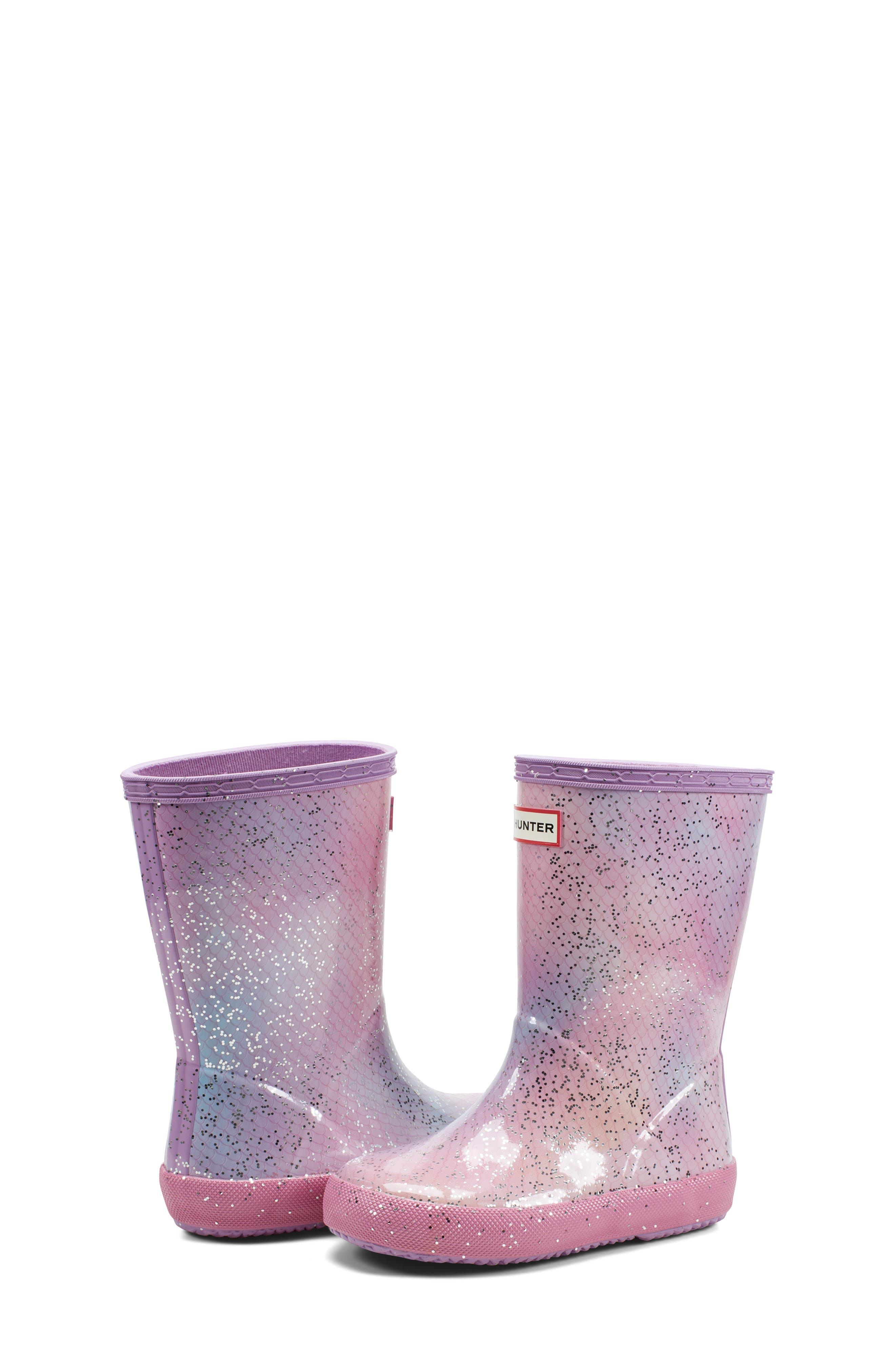 Kids' Original First Classic Glitter Rain Boot (Women) | Nordstrom