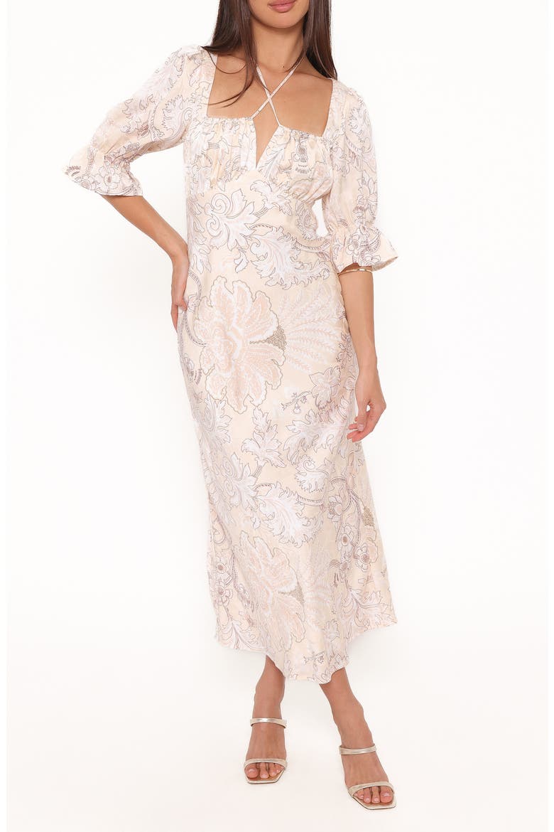 floral pastel maxi dress It's Your Love Cream White Shop the Mint Color may vary due to lighting Petal and Pup Women's Pauline