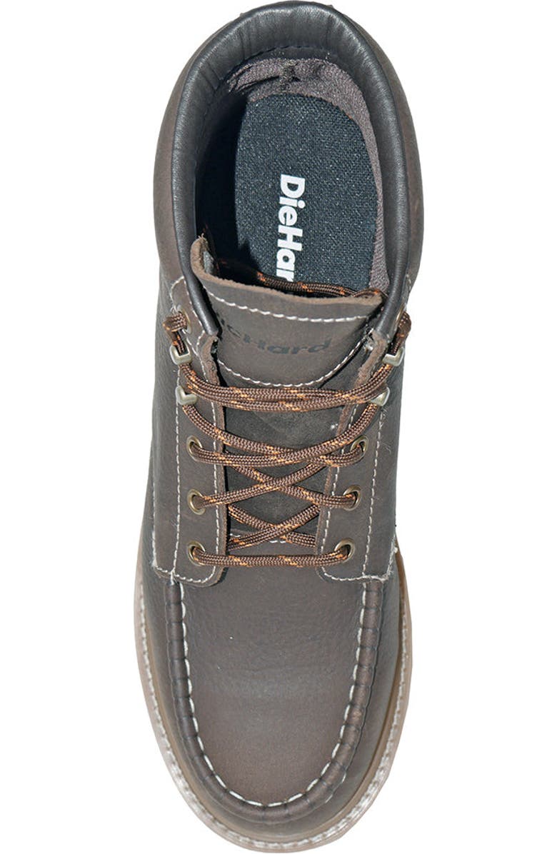DieHard Mustang 6 Inch Soft Toe Work Boot Brown Grizzly, Alternate, color, Brown