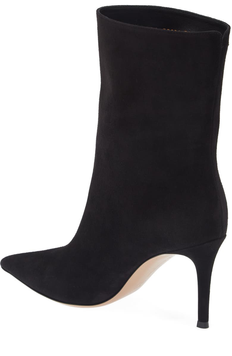 Gianvito Rossi Camoscio Stivale Pointed Toe Bootie, Alternate, color,