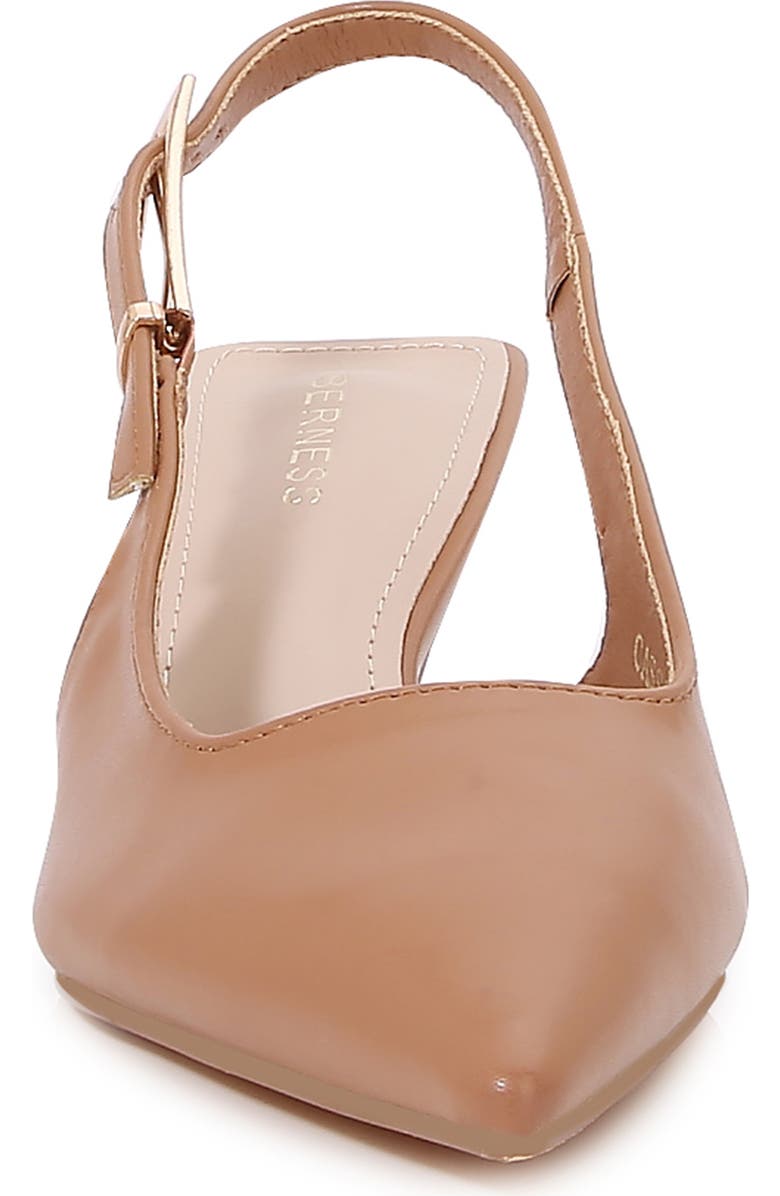 BERNESS Cassandra Slingback Kitten Heel Pump, Alternate, color, Mocha