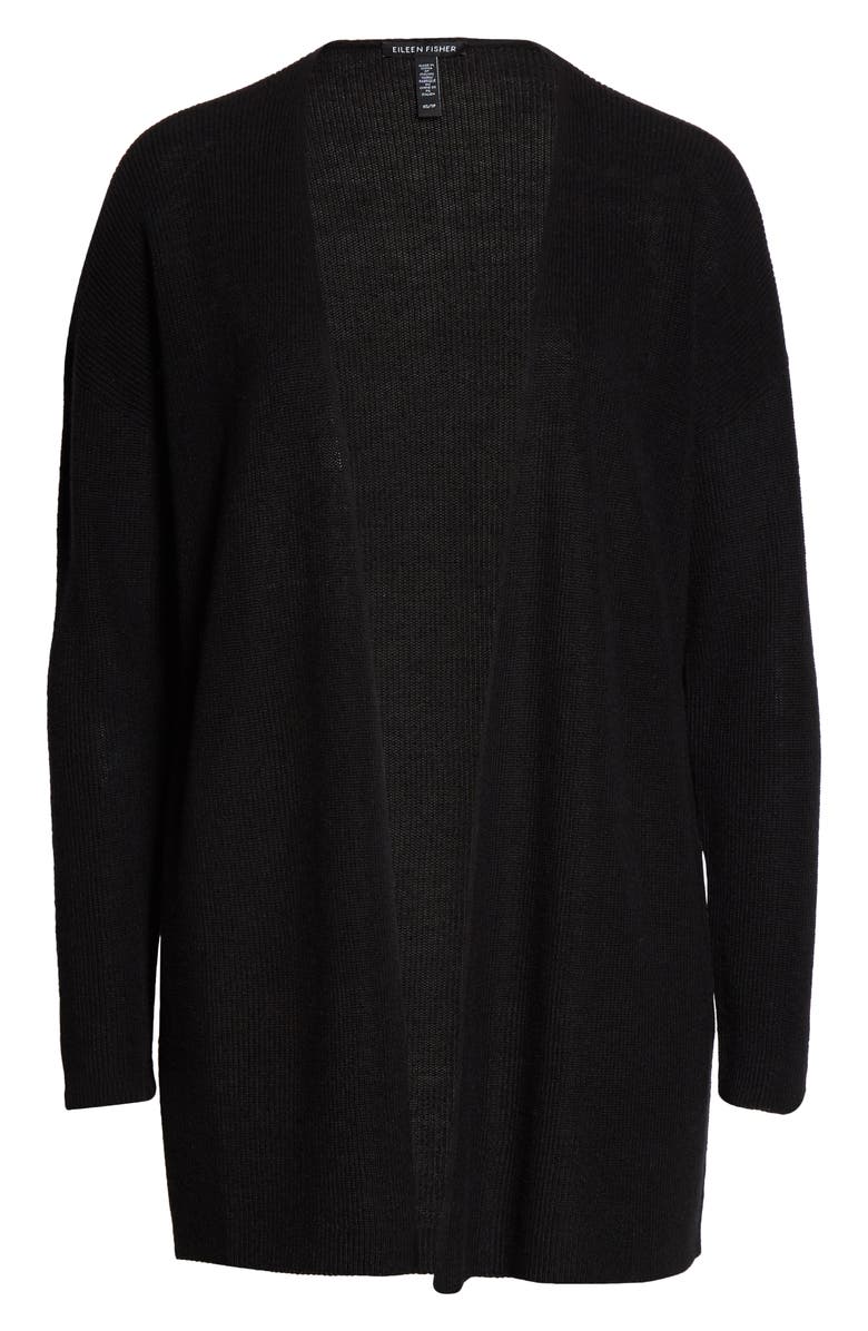Eileen Fisher Boxy Open Front Cardigan, Alternate, color, 