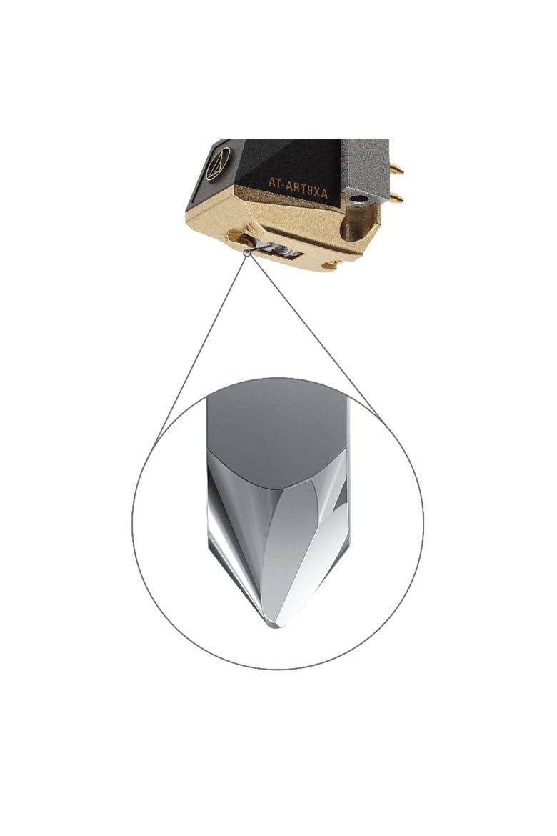 AT-ART9XA Dual Moving Coil Cartridge with Non-Magnetic Core, Alternate, color, Gold/Black