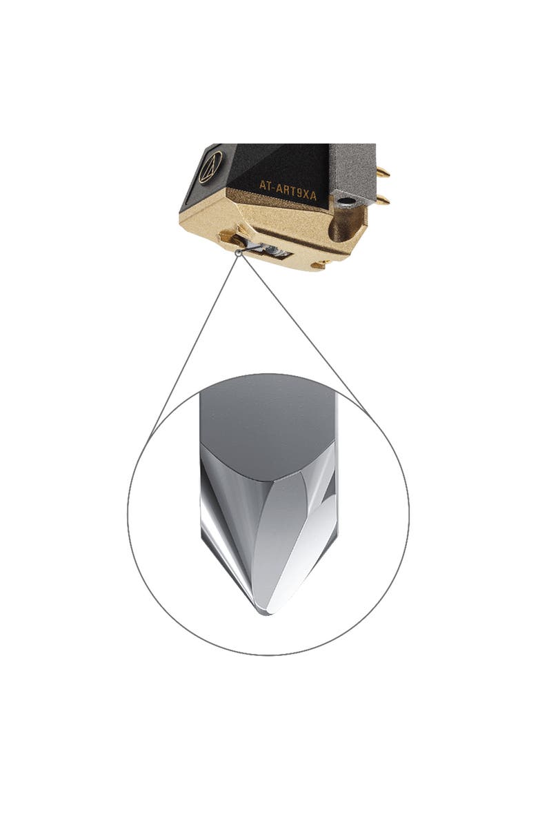 Audio-Technica AT-ART9XA Dual Moving Coil Cartridge with Non-Magnetic Core, Alternate, color, Gold/Black