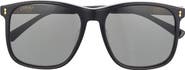 Gucci 57mm Square Sunglasses