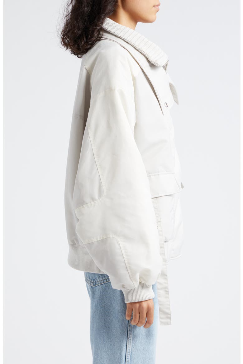 Dory Bomber Jacket with Bib Insert, Alternate, color, LUNAR ROCK