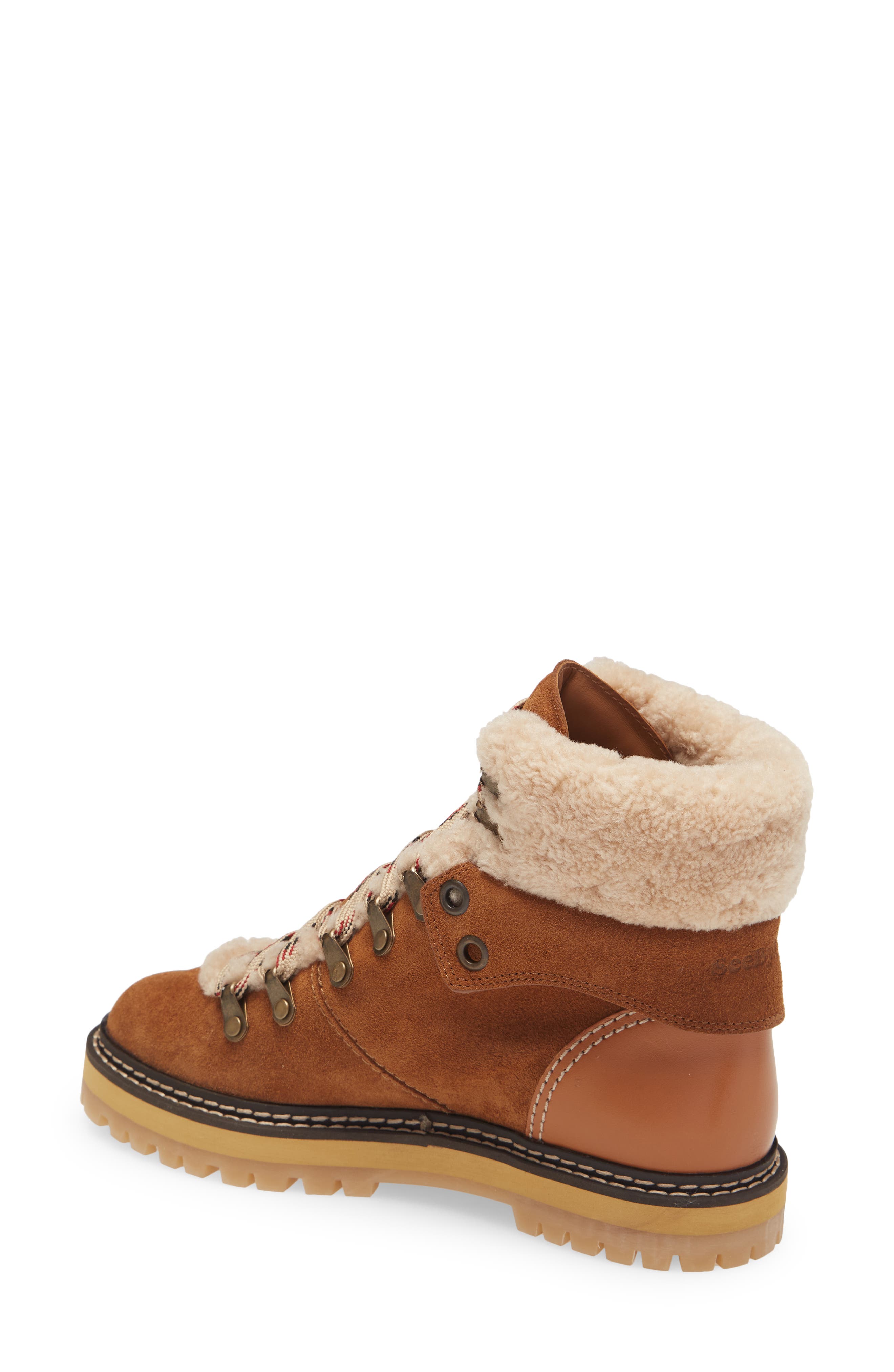 Eileen Genuine Shearling Winter Boot, Alternate, color, TAN