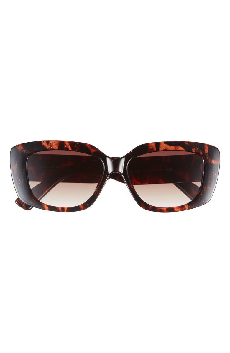 Kurt Geiger London Square Sunglasses, Main, color, Glitter Havana