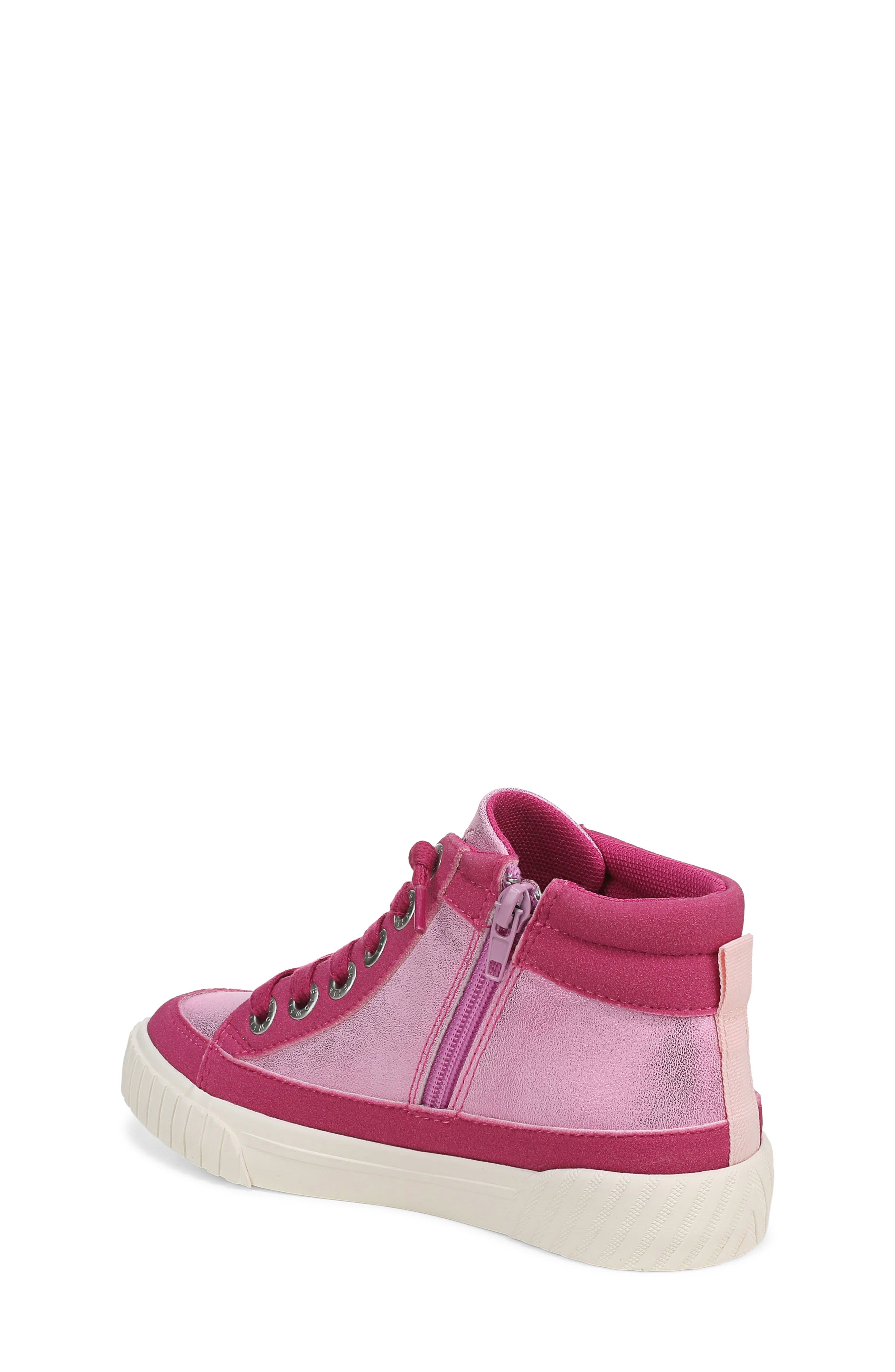 Kids' Wander Up High Top Sneaker, Alternate, color, PINK GLOW