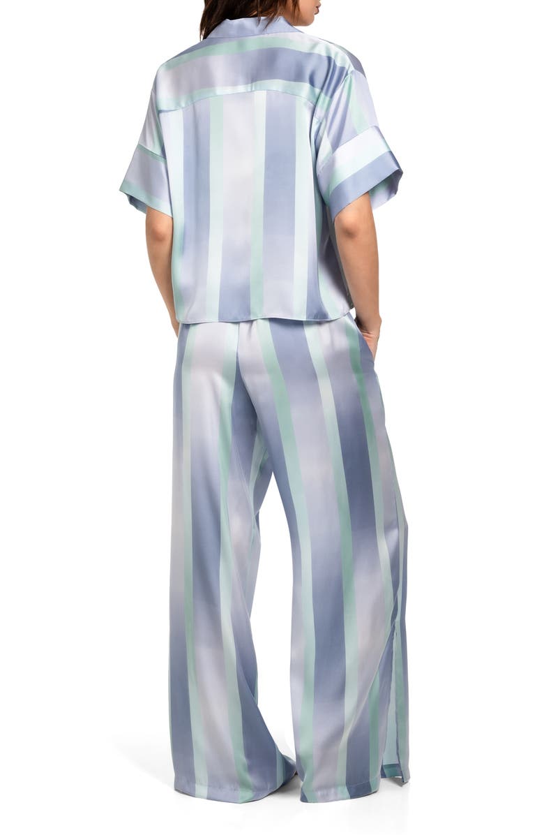 Stripe Satin Pajamas