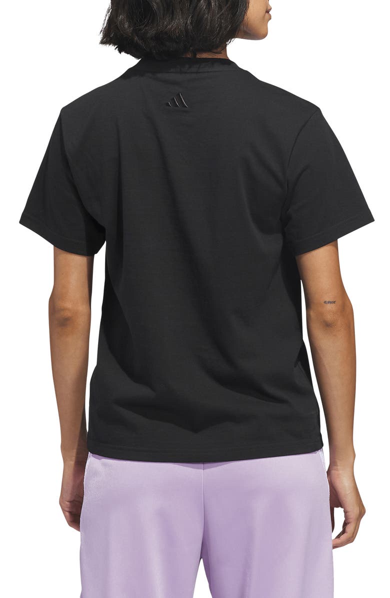adidas Bow Logo Cotton T-Shirt, Alternate, color,