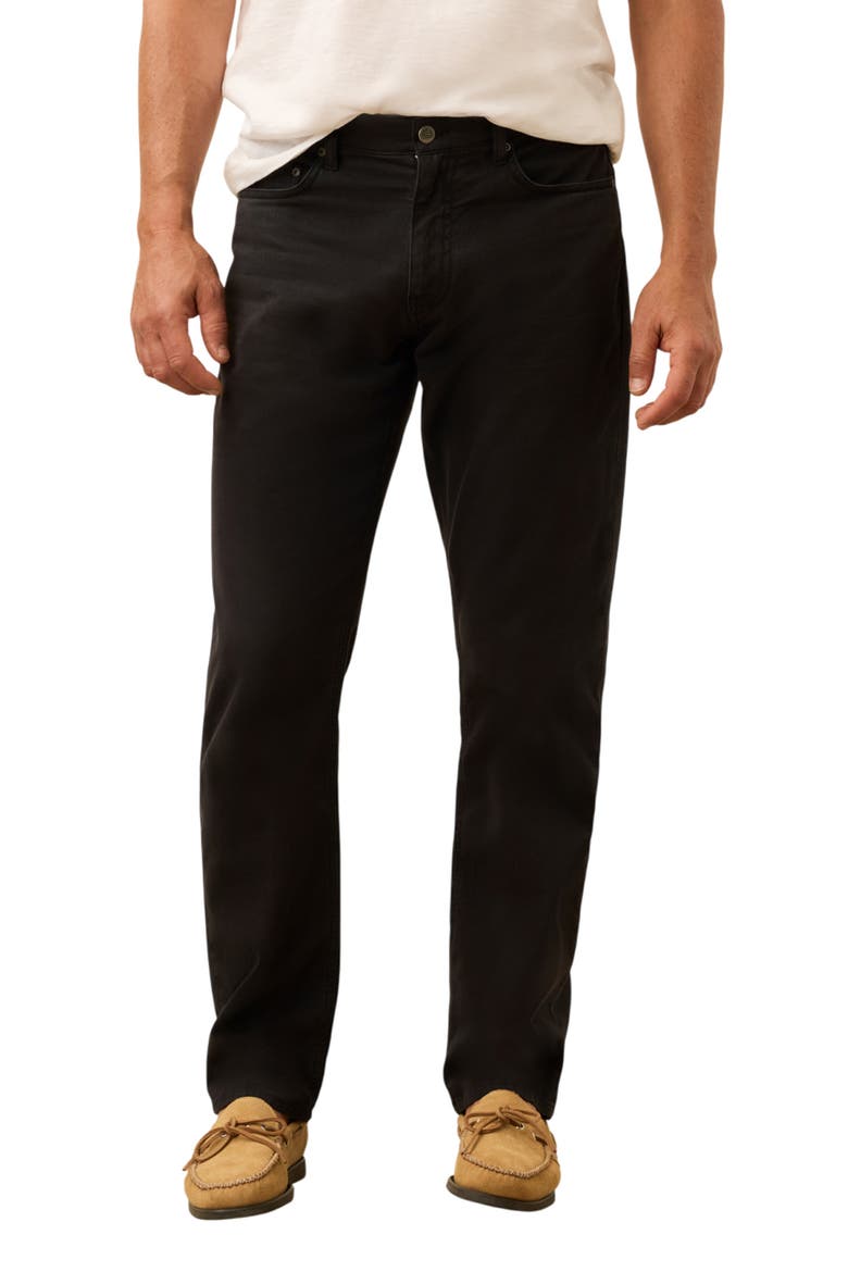 Reserve Classic Fit Stretch Cotton Twill 5-Pocket Pants, Main, color, RIDGE BLACK