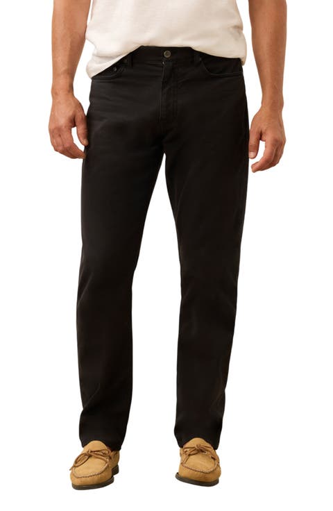 Reserve Classic Fit Stretch Cotton Twill 5-Pocket Pants
