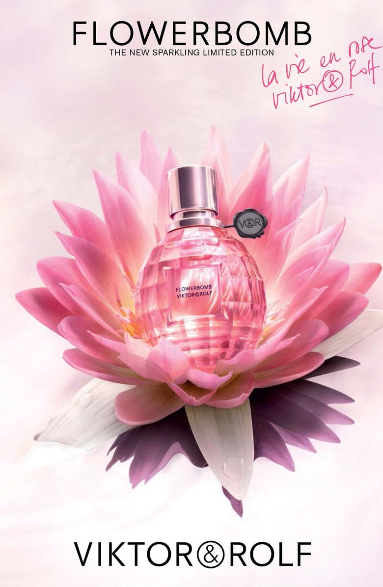 FLOWERBOMB Viktor&Rolf 'Flowerbomb La Vie en Rose' Eau de Toilette, Alternate, color, 