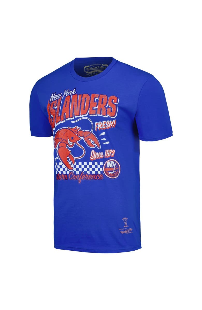Mitchell & Ness Men's Mitchell & Ness Royal New York Islanders Seafood T-Shirt, Alternate, color, 