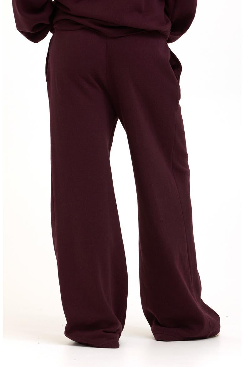 Mora Fleece Sweatpants, Alternate, color, ULTRA MAROON