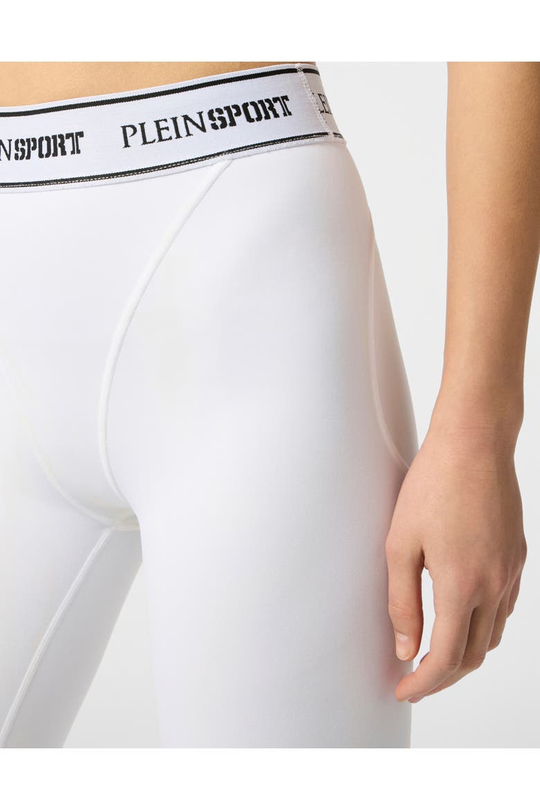 Fleece Jogging Leggings Women, Alternate, color, white