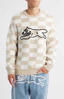 ICECREAM Check Logo Sweater