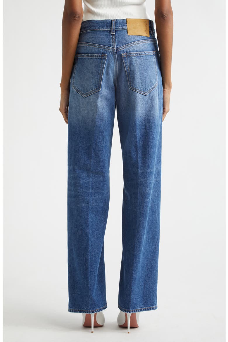 Bonnie Relaxed Straight Leg Jeans, Alternate, color, REAL BLUE