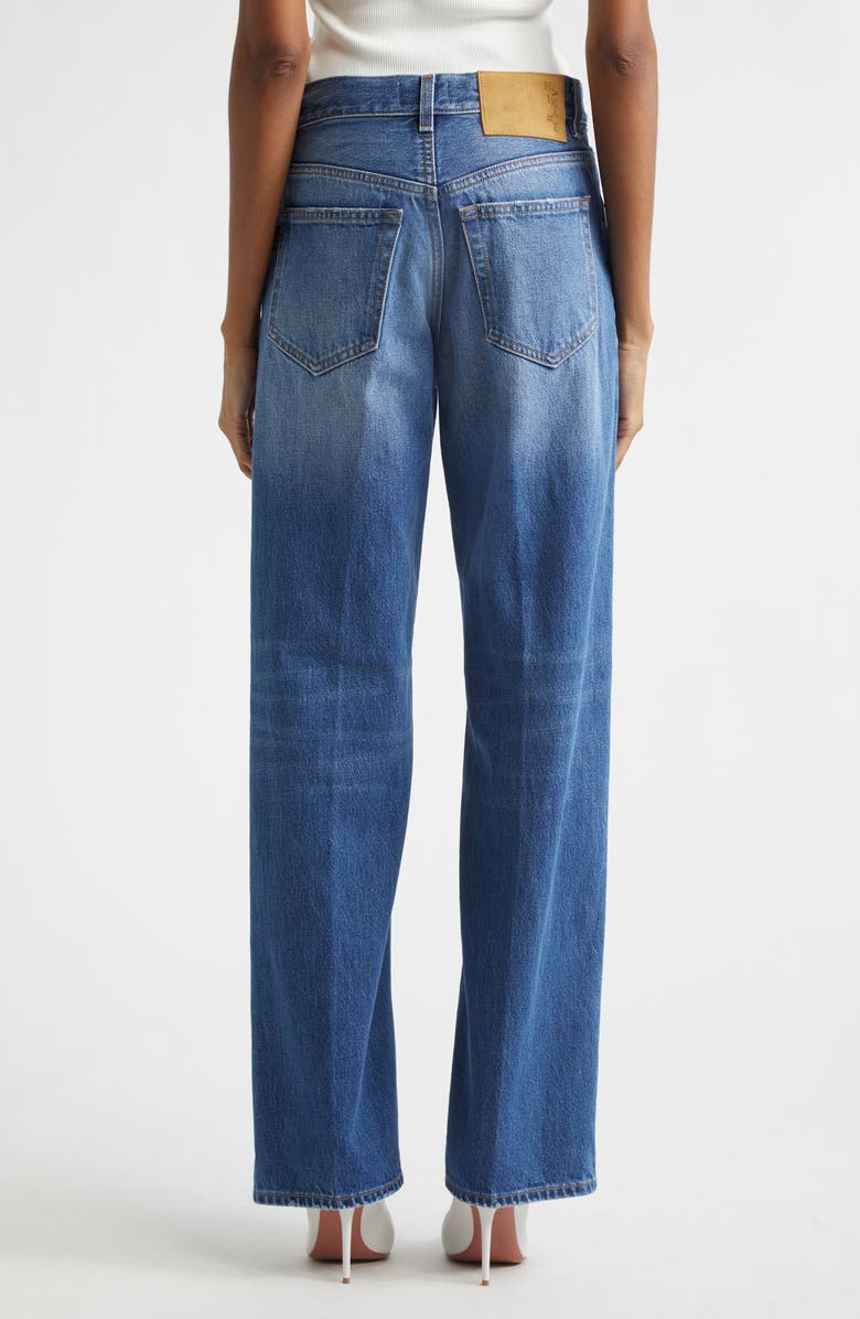 Haikure Bonnie Relaxed Straight Leg Jeans, Alternate, color, Real Blue