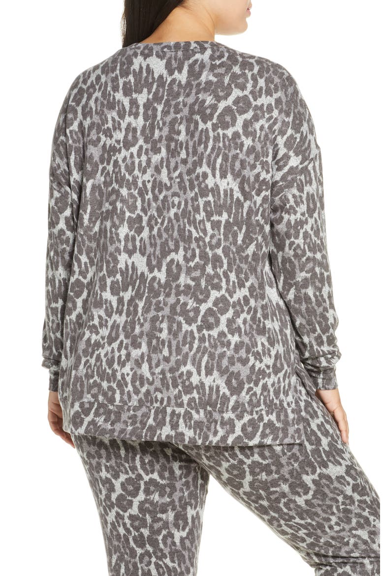 Comfy Sleep Top, Alternate, color, GREY LEOPARD DASH