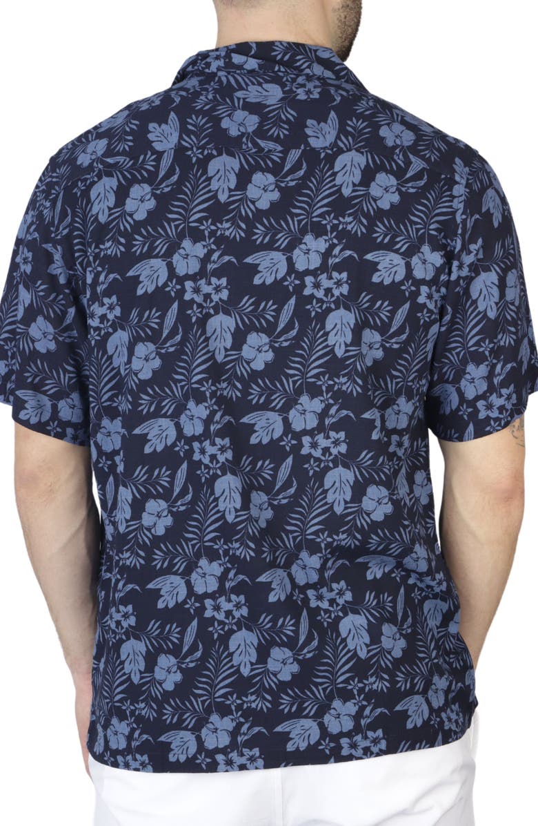 TailorByrd Hibiscus Floral Camp Shirt, Alternate, color, 