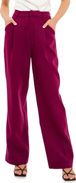 Endless Rose Classic Pleated Suit Trousers