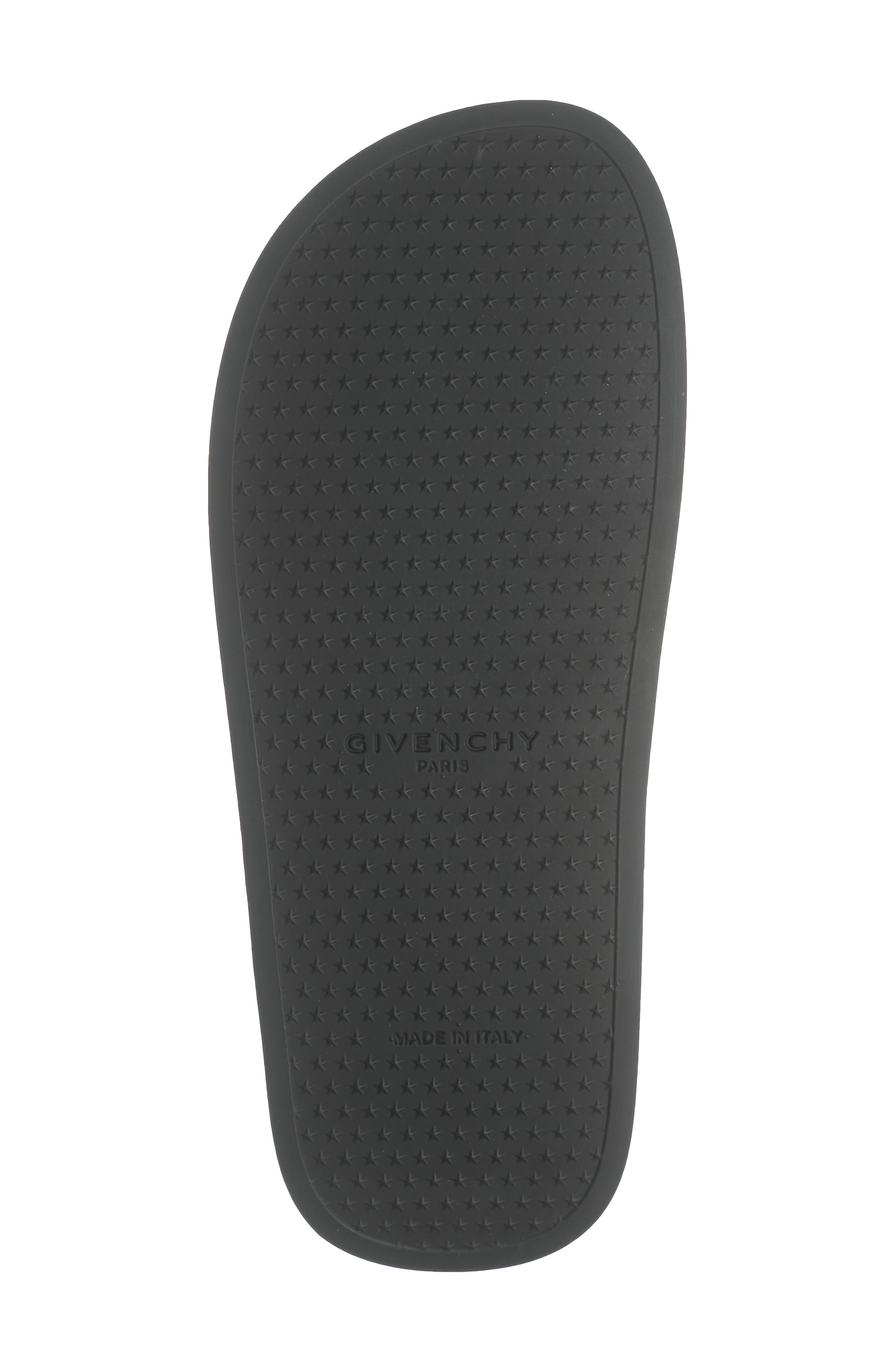 Givenchy Logo Slide Sandal, Alternate, color, Black