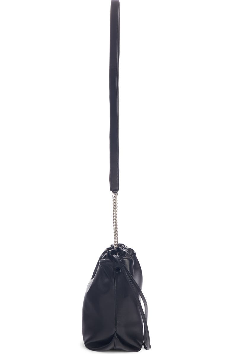 Saint Laurent Small Teddy Leather Bucket Bag, Alternate, color,