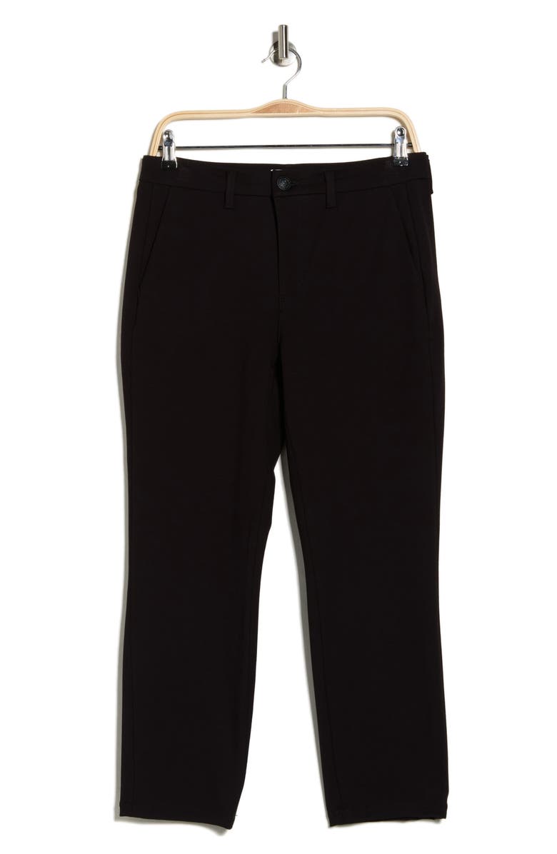 L'AGENCE Harlow High Waist Slim Fit Trouser Pants, Alternate, color, Black