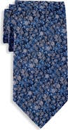 Synrgy by DXL Big & Tall Mini Camo Floral Print Tie