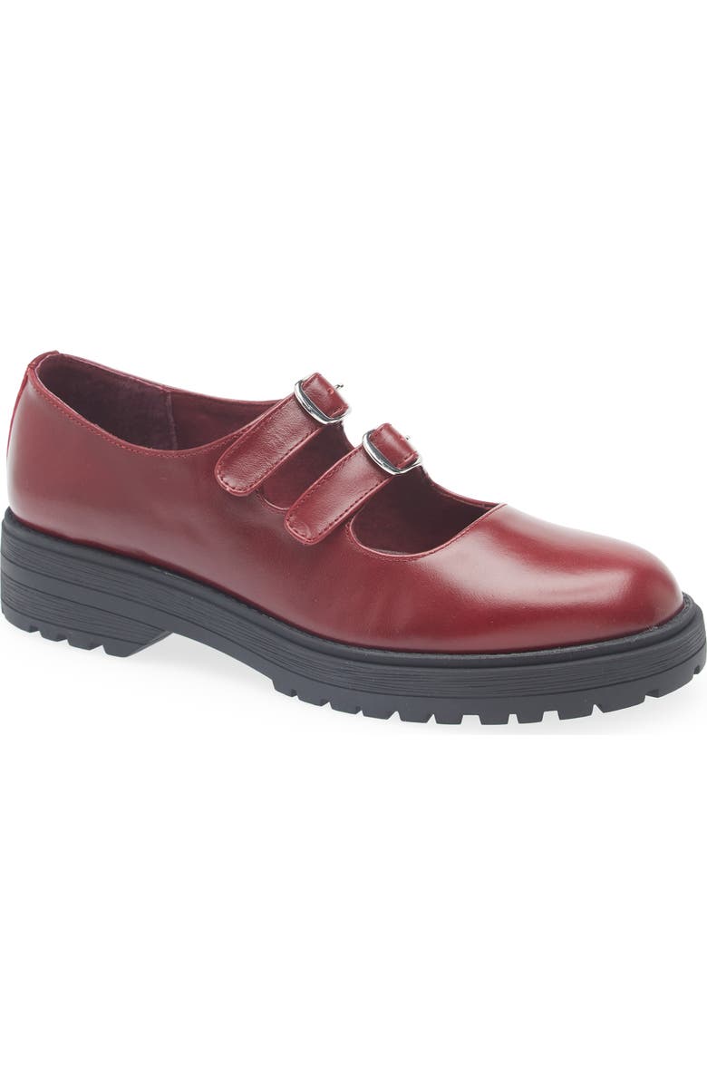 Steve Madden Alba Mary Jane Pump, Main, color, Burg Leather