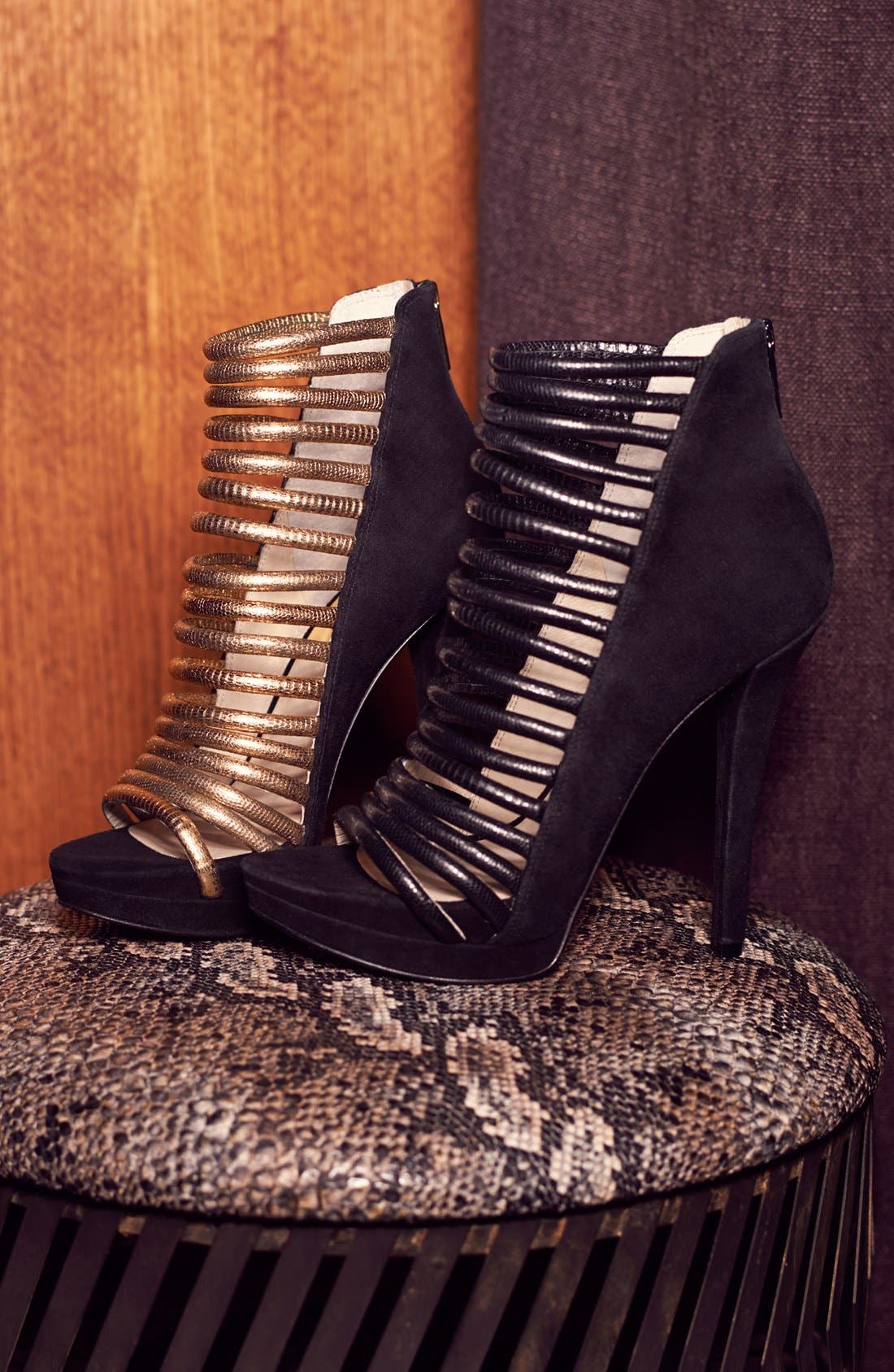 'Cameron' Platform Sandal, Alternate, color, BLACK
