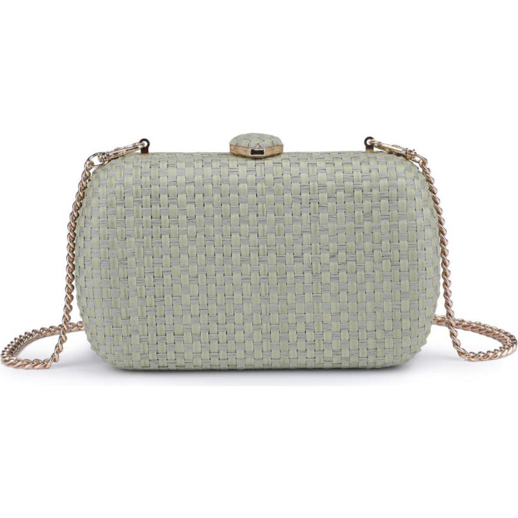 Moda Luxe Roxie Evening Bag In Sage