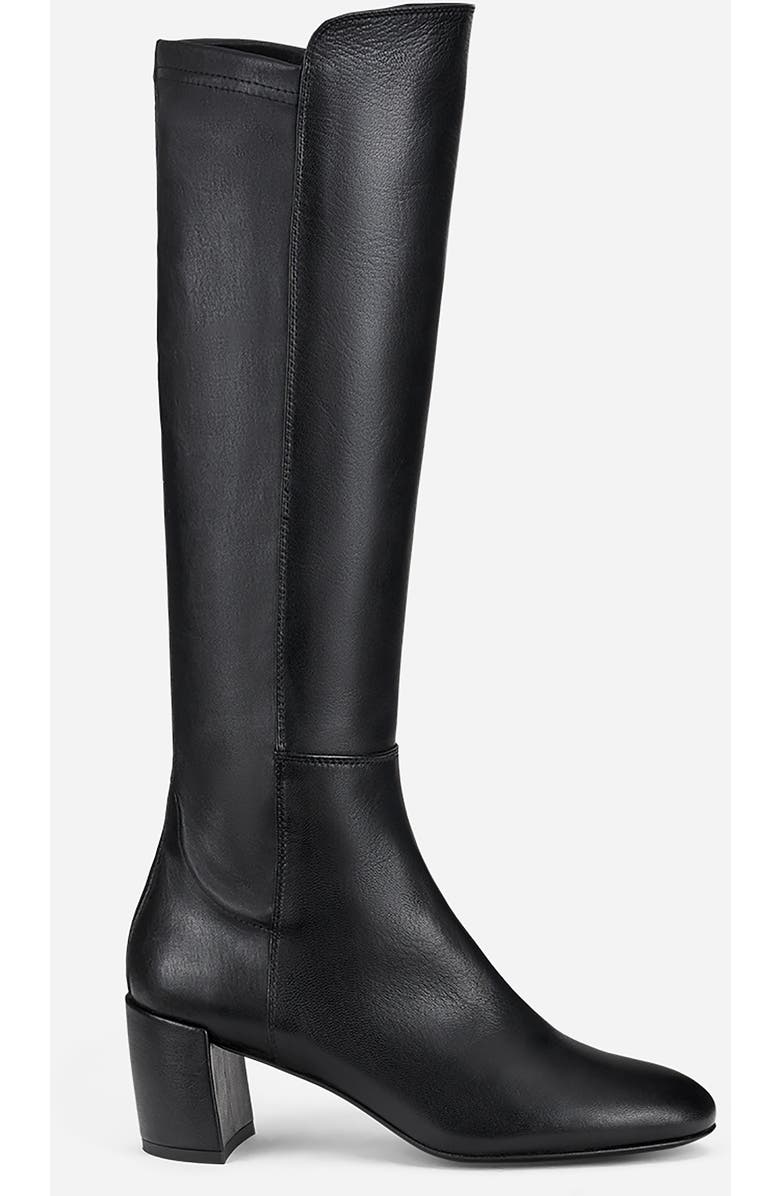 AGL Lynn High Heeled Nappa Boot, Main, color, Black