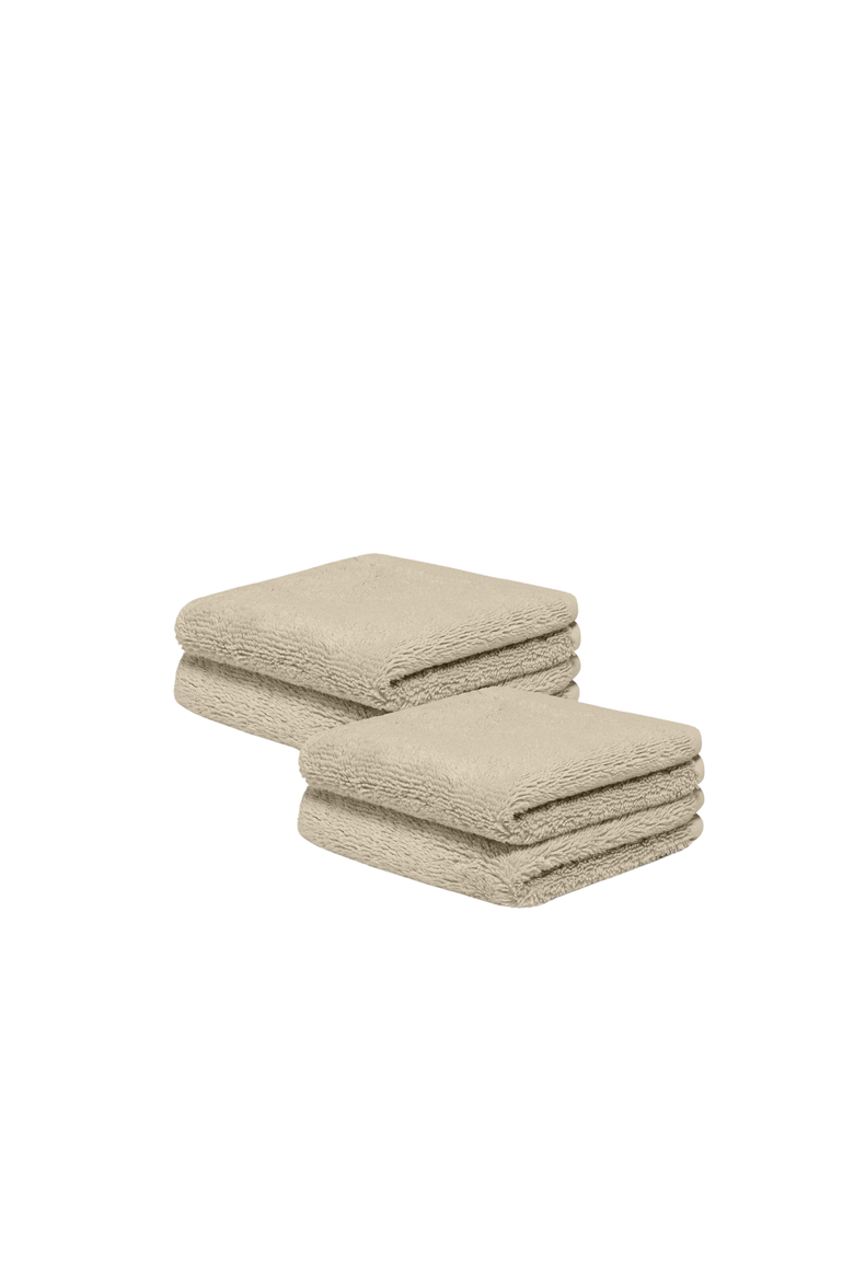 Serene Ultraplush Collection Bath Essentials- Washcloths 4 Pack, Main, color, Sand