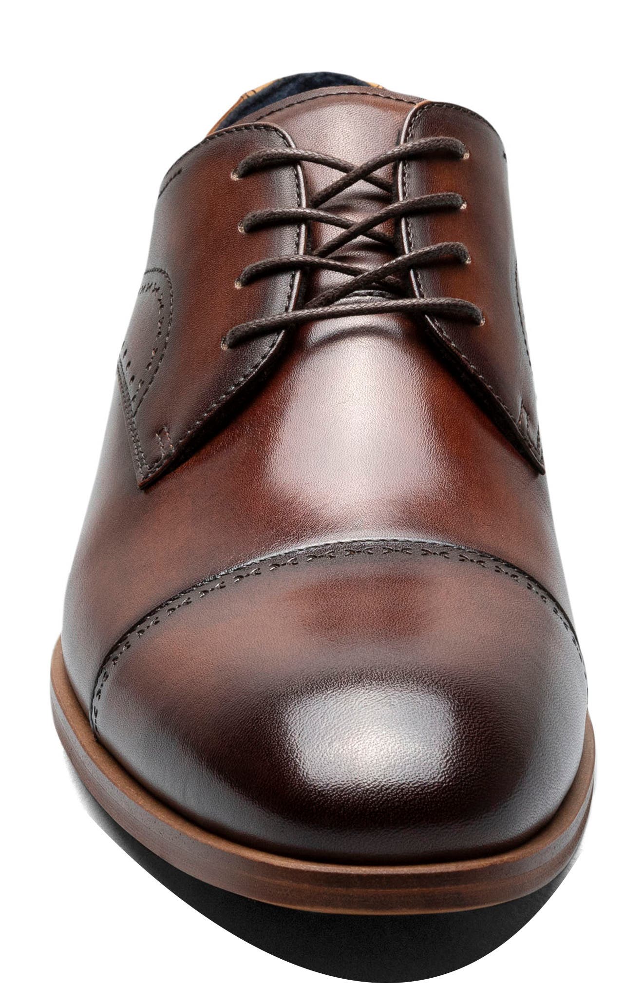 Bryant Cap Toe Oxford, Alternate, color, BROWN