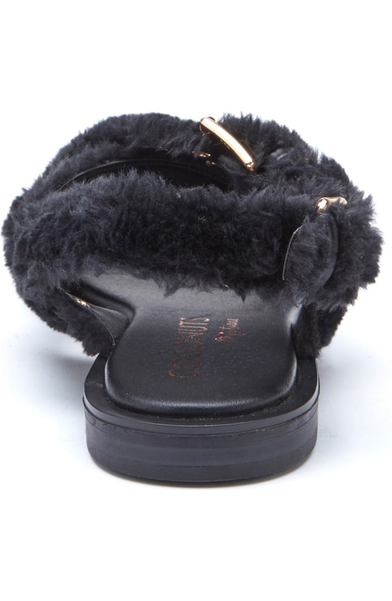 Matisse Ray Faux Fur Slingback Sandal, Alternate, color,