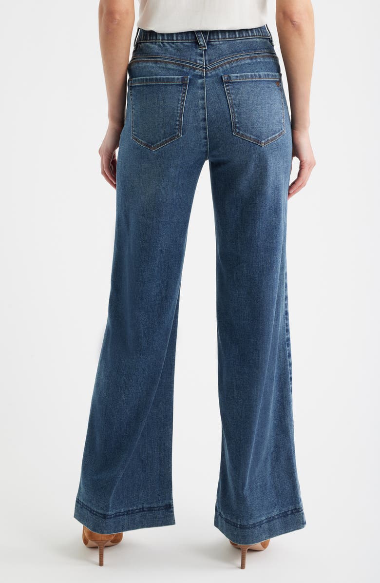 Gracie Skyrise Double Side Seam Wide Leg Jeans