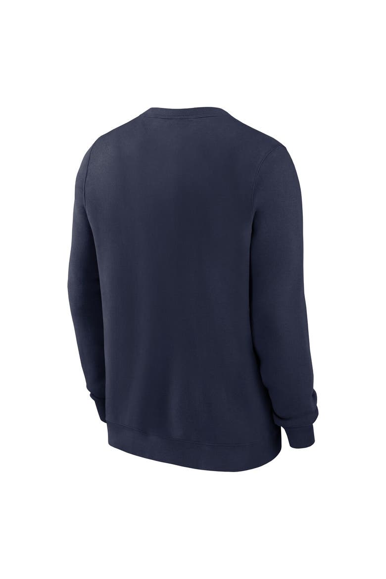 Men's Nike Navy Penn State Nittany Lions Primetime Primary Stack Pullover Sweatshirt, Alternate, color, Navy