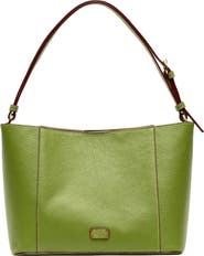 Frances Valentine June Tumbled Leather Hobo Bag