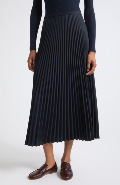 The Accordion Pleated Maxi Skirt