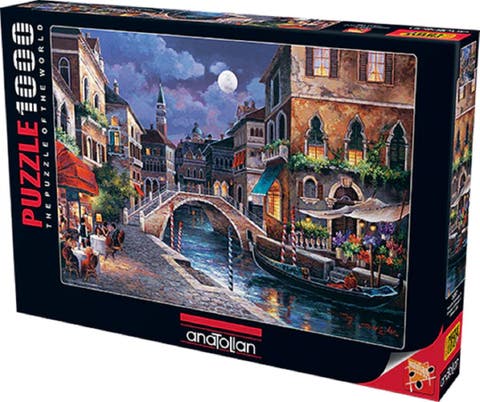 Streets of Venice II 1000 piece Jigsaw Puzzle for Adults