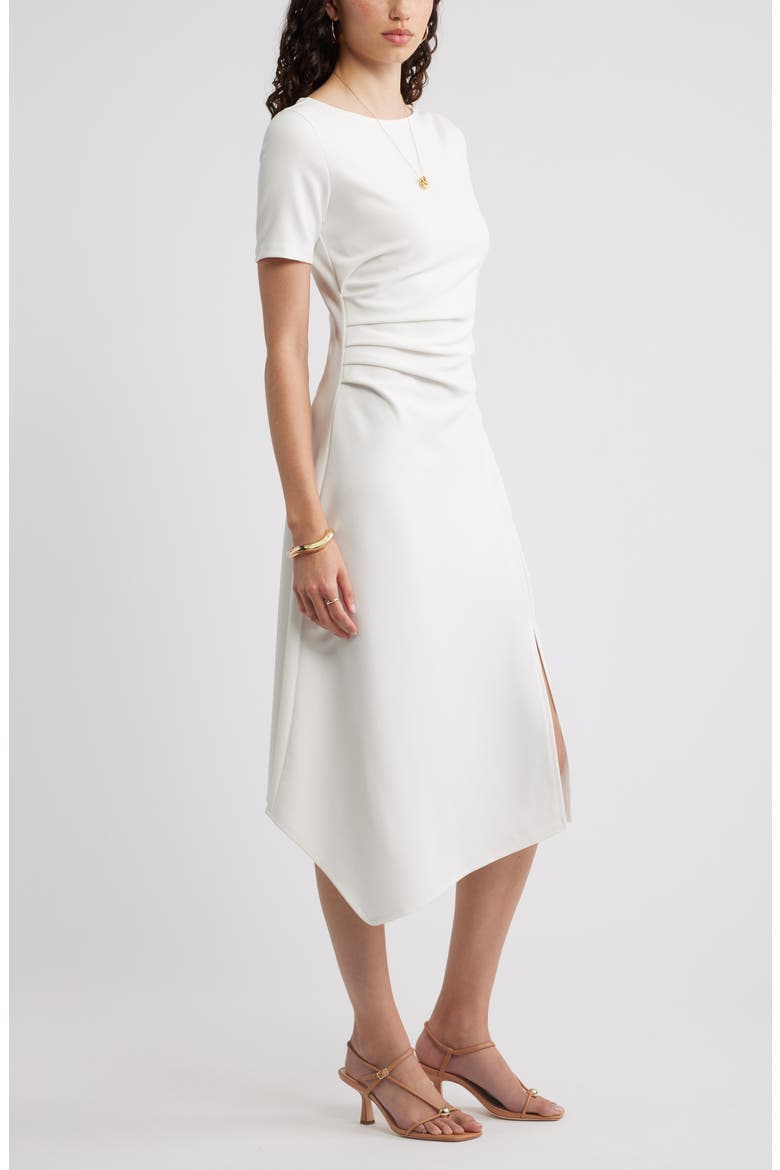 Asymmetric Knit Dress, Alternate, color, IVORY TOFU