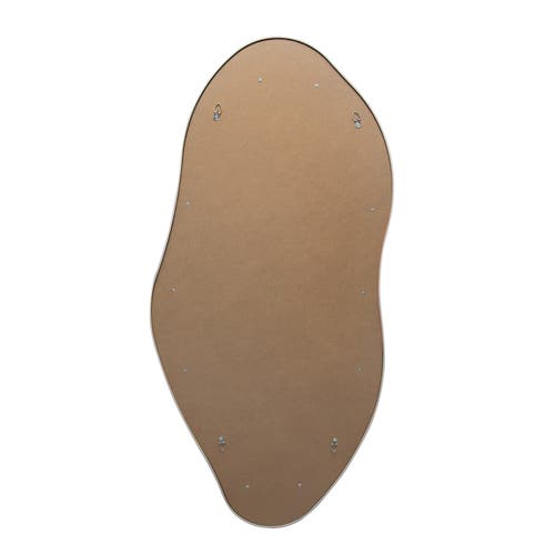 Jonathan Y Everly Irregular Framed Decorative Wall Mirror In Steel