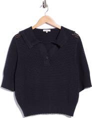 Rebecca Taylor Fern Open Knit Sweater